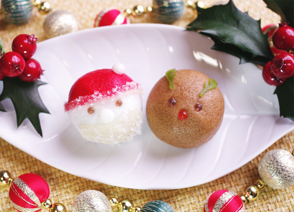 クリスマス和菓子 サンタ トナカイ