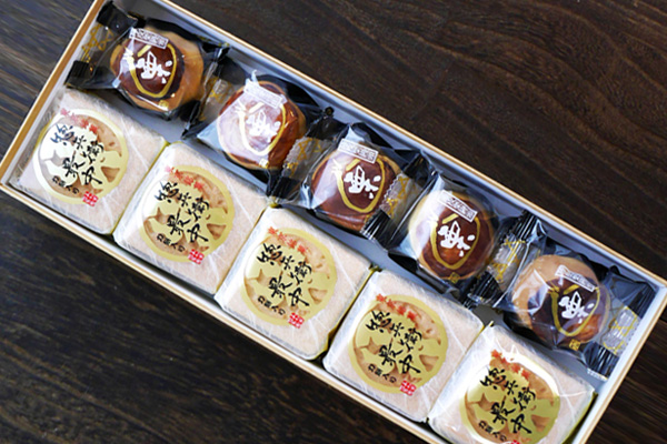 惣兵衛最中 栗饅頭 和菓子
