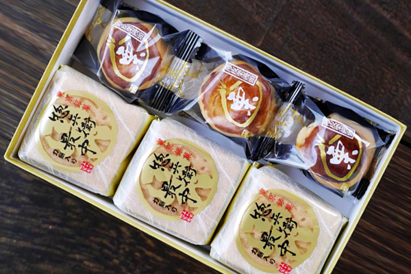惣兵衛最中 栗饅頭 和菓子