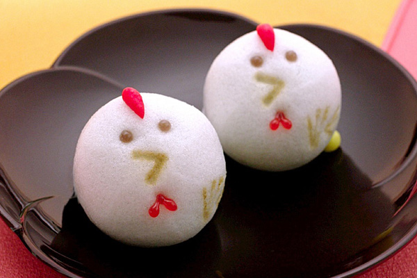 にわとり 鶏 饅頭 和菓子