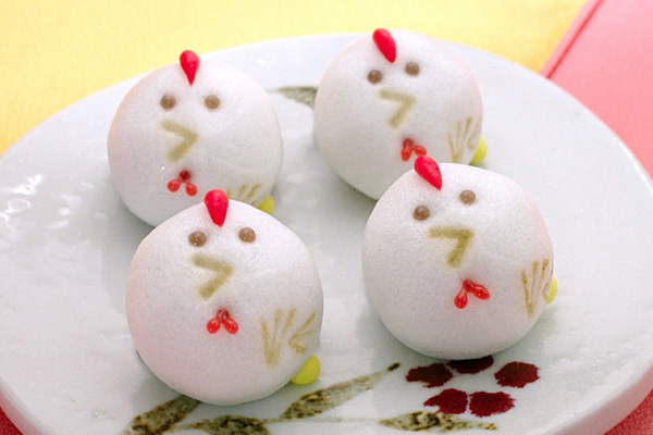にわとり 鶏 饅頭 和菓子